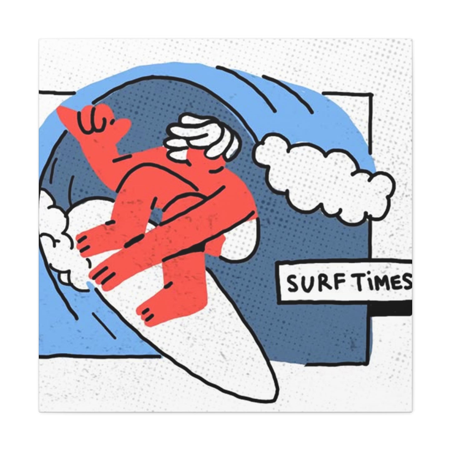 Surf Time Poster Wall Art & Canvas Prints