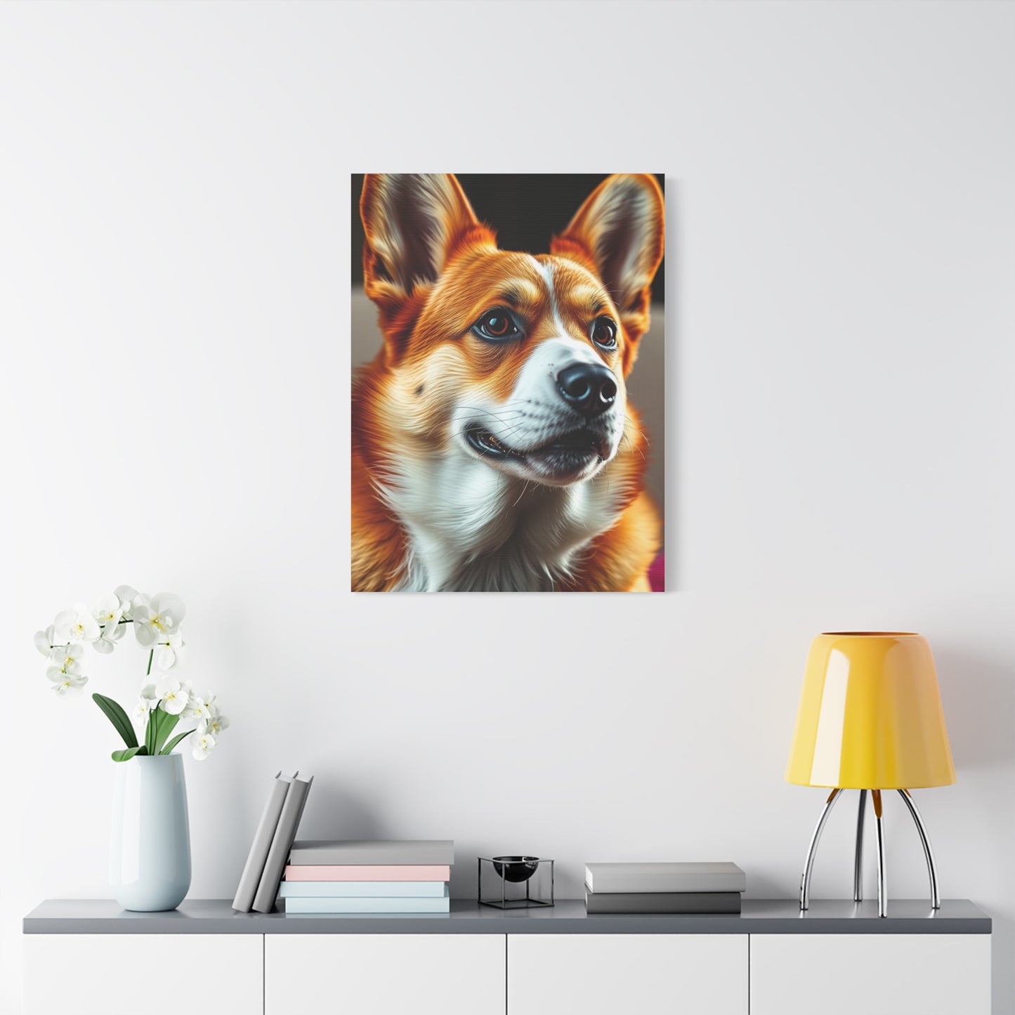 Supreme Corgi Dog Art Collection Wall Art & Canvas Print