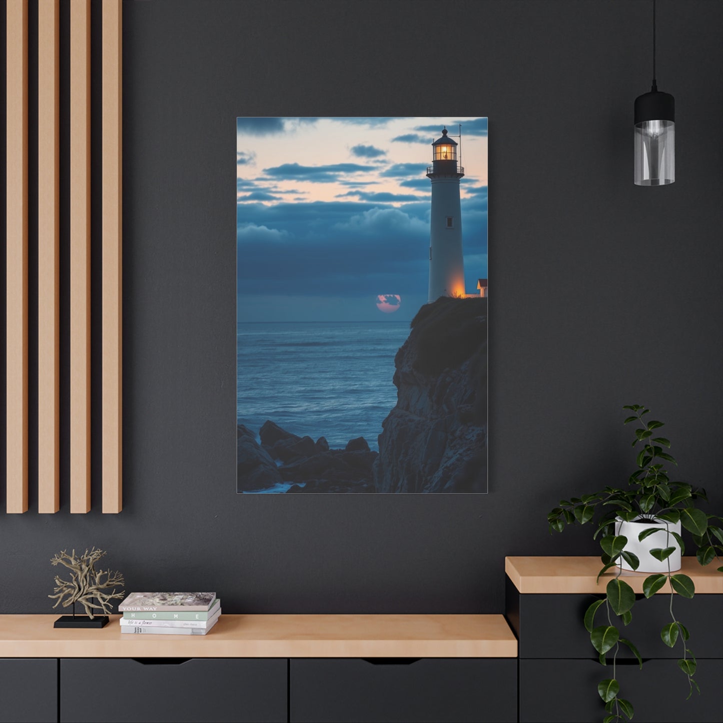 Illuminated Shores Masterpiece Wall Art & Canvas Print