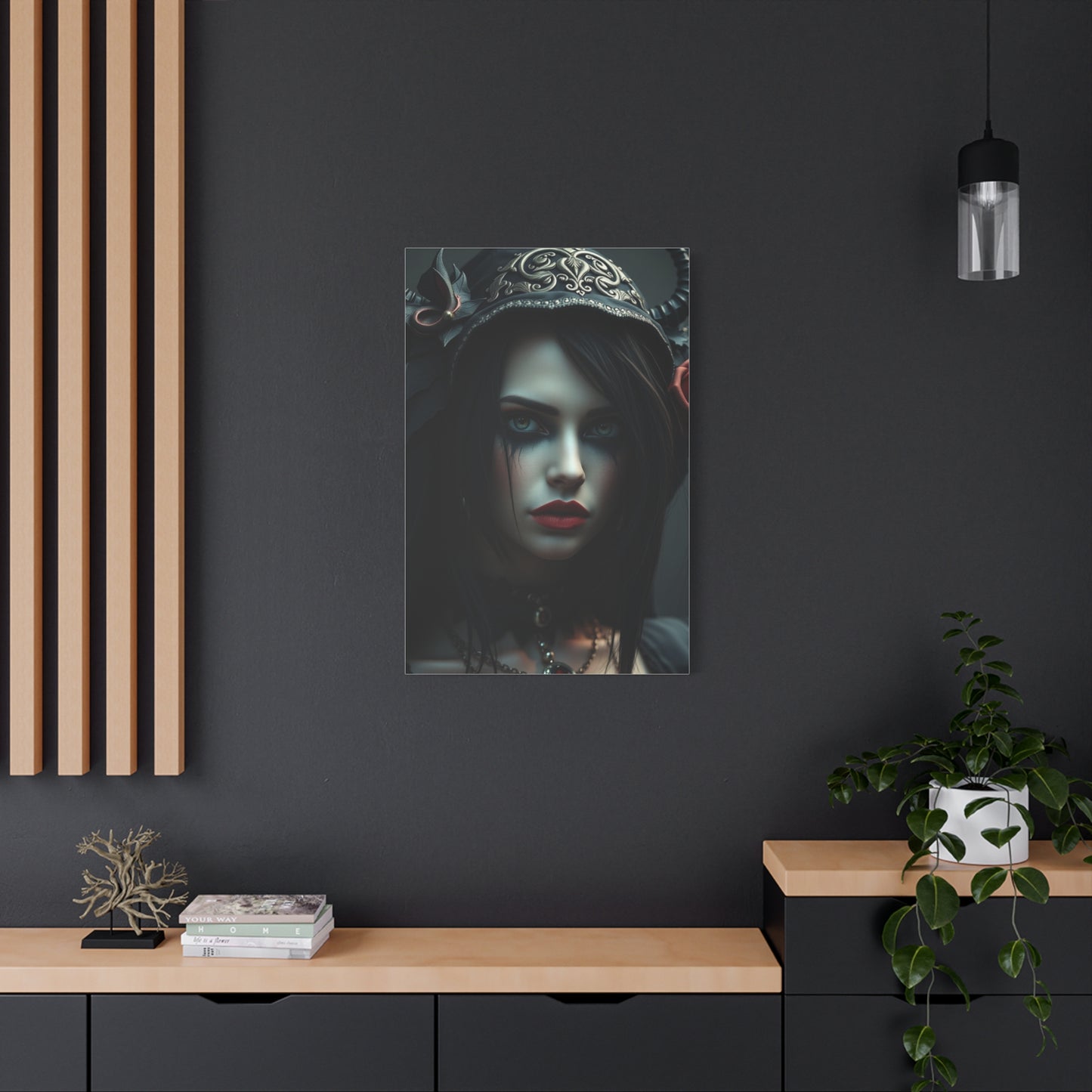 Shadowed Reverie Canvas wall art & canvas print