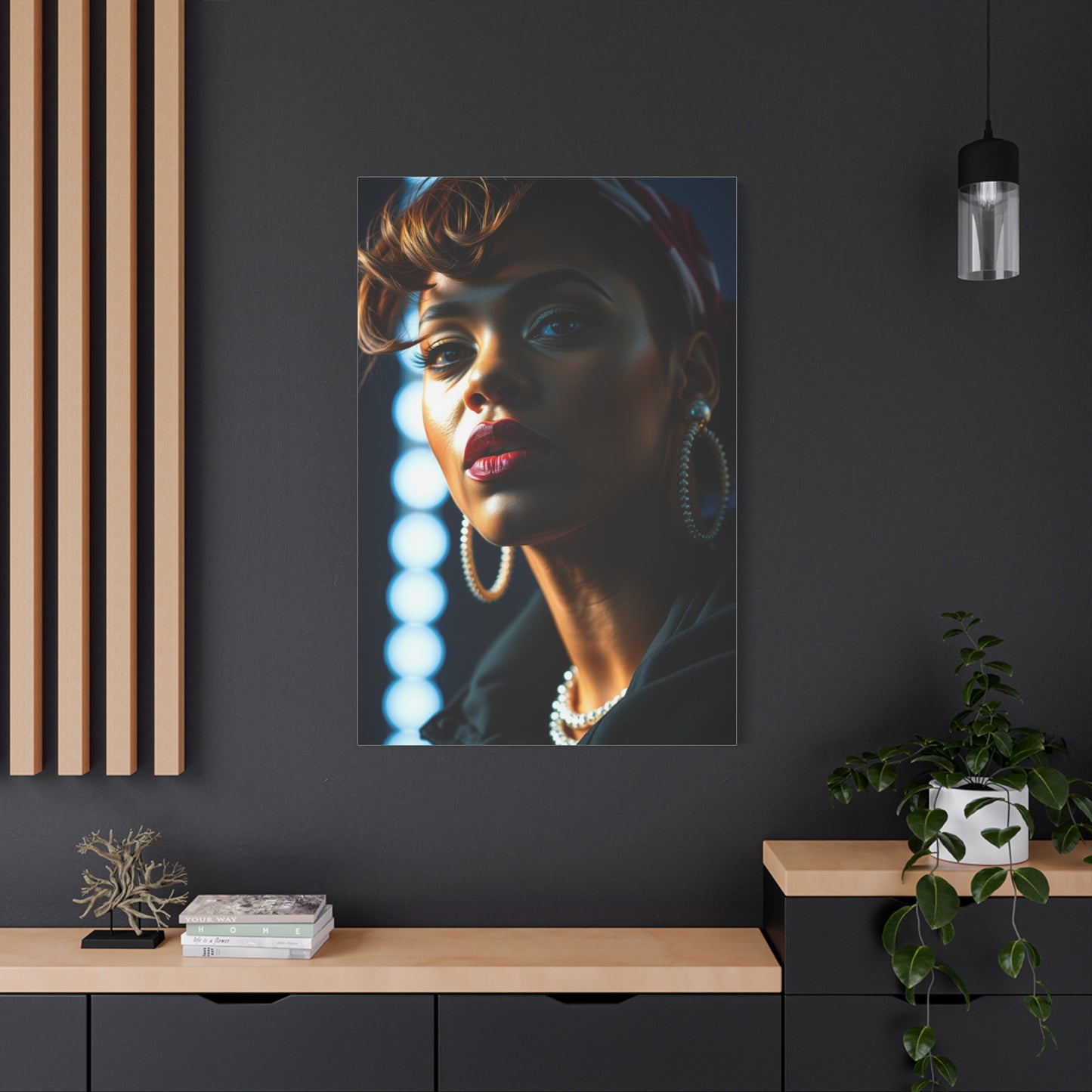 Rihannas Radiant Muse on Canvas Wall Art & Canvas Print
