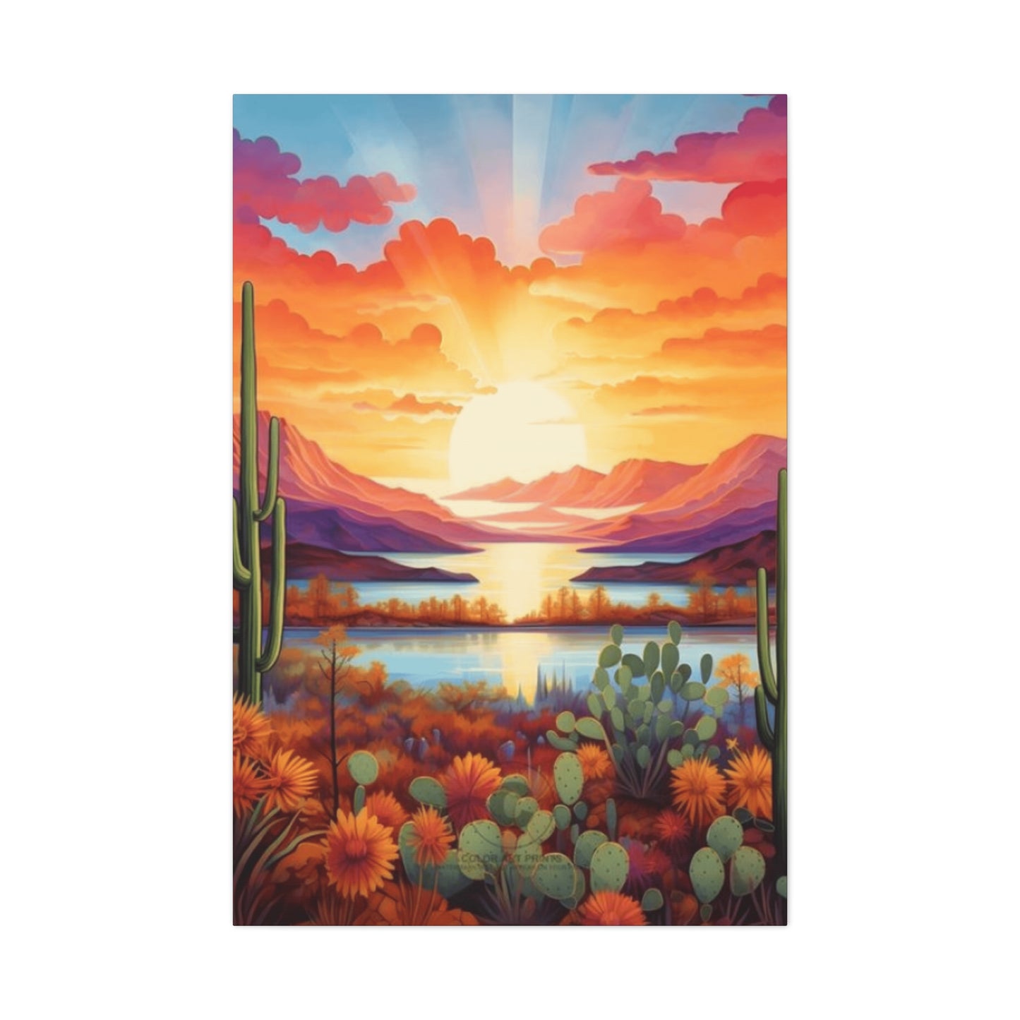 Arizona Desert Sunrise Wall Art & Canvas Prints