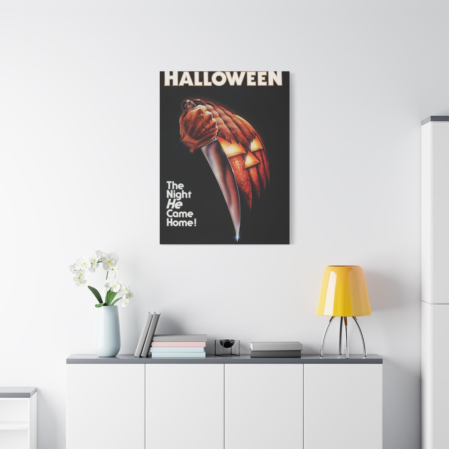 Halloween Horror Movie Poster Wall Art & Canvas Prints