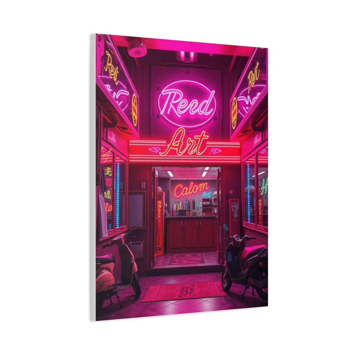 Retro Grandeur Canvas Wall Art & Canvas Print