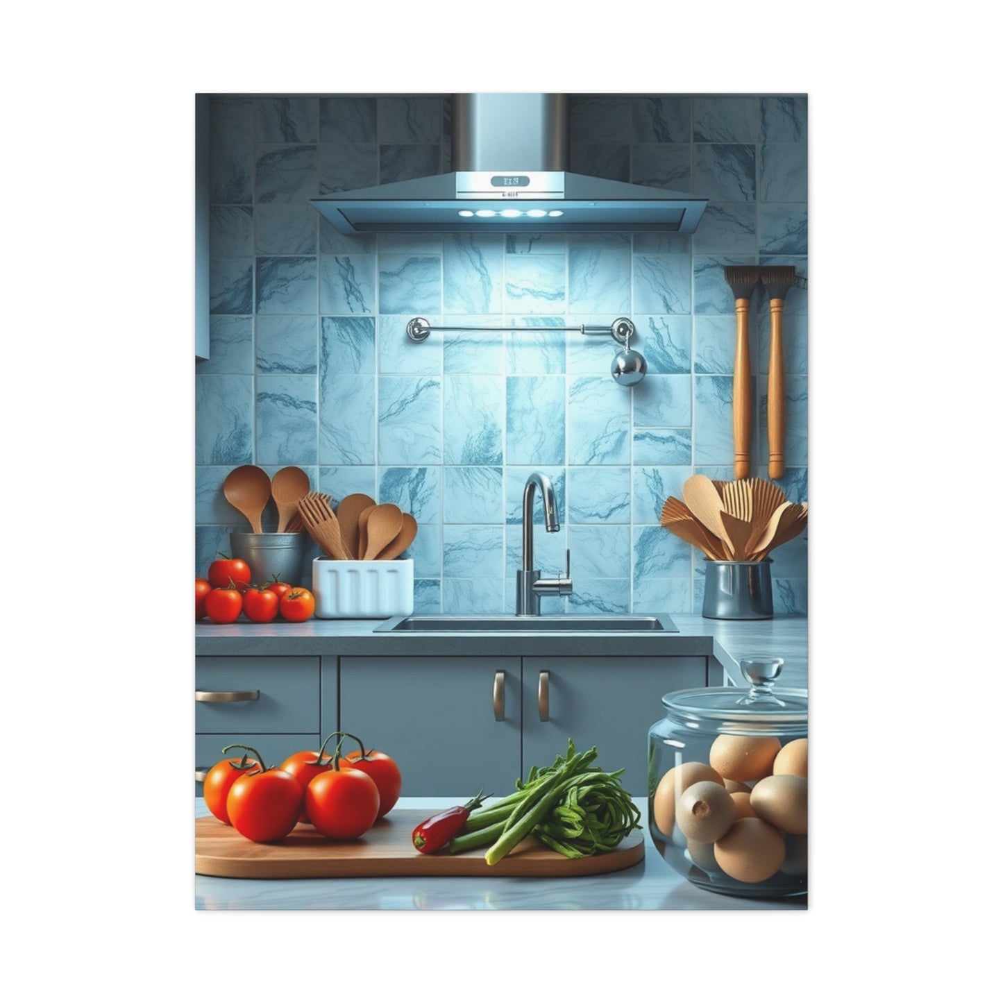 Culinary Elegance Tableau Wall Art & Canvas Print
