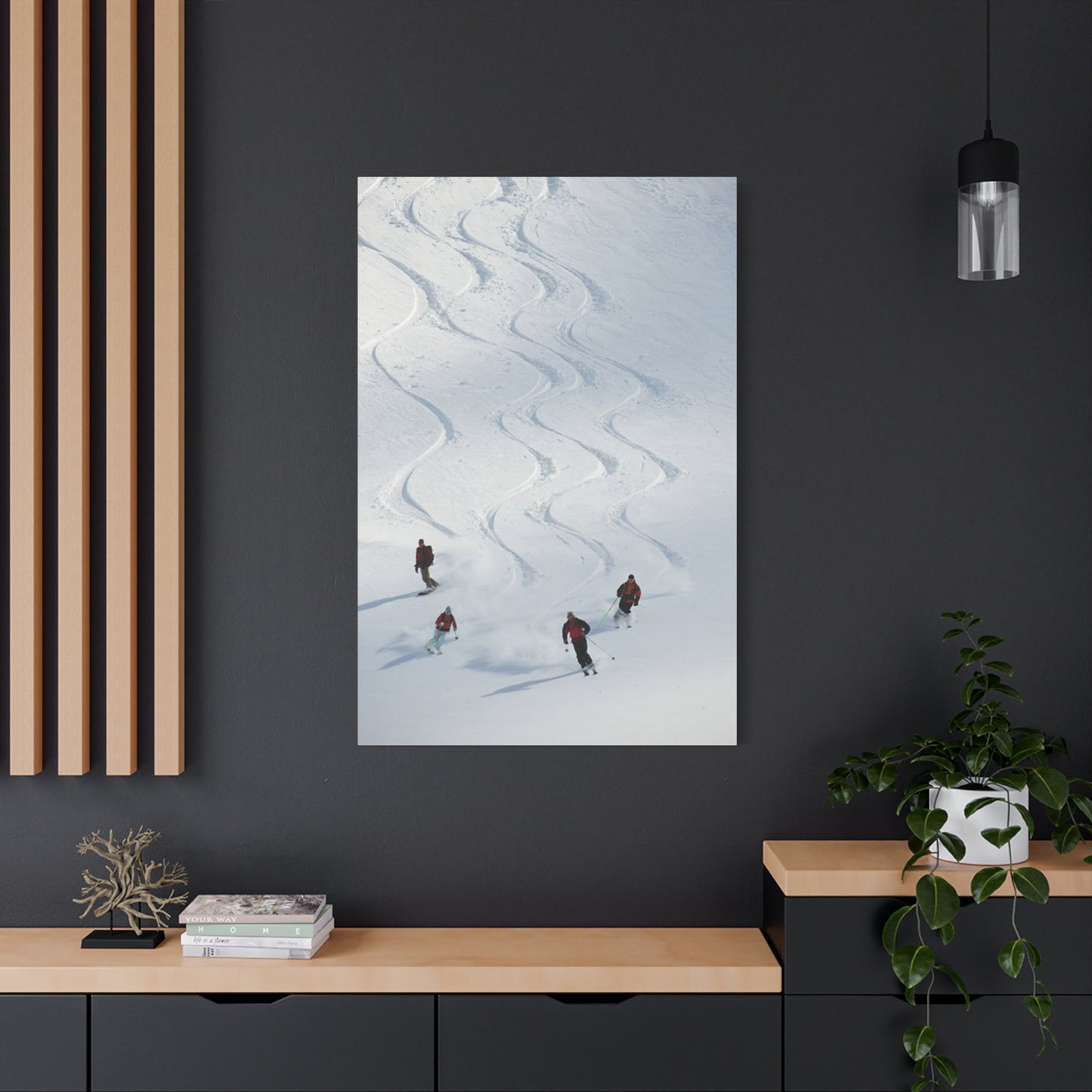 The Four Skiers Wall Art & Canvas Prints