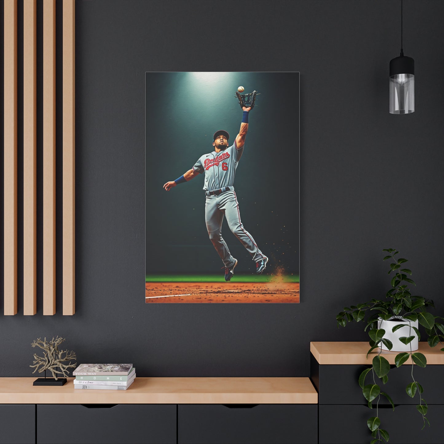 Outfield Catch Spotlight Glory Wall Art & Canvas Prints
