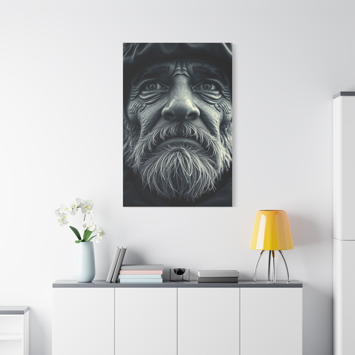 Grayscale Reverie Canvas Wall Art & Canvas Print