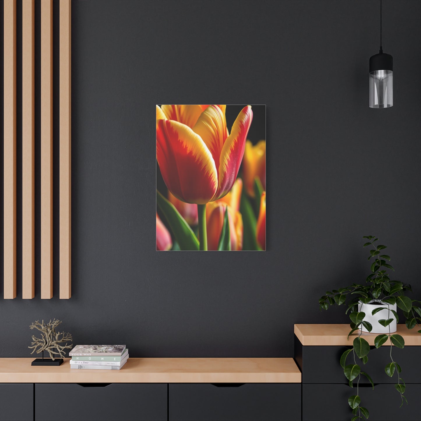 Tulip Flower Art Luxury Canvas Wall Art & Canvas Print
