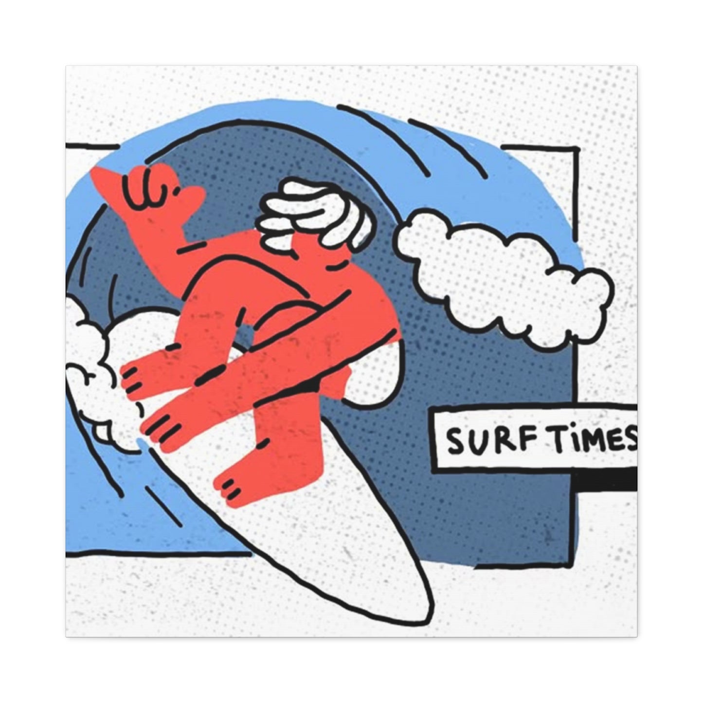 Surf Time Poster Wall Art & Canvas Prints