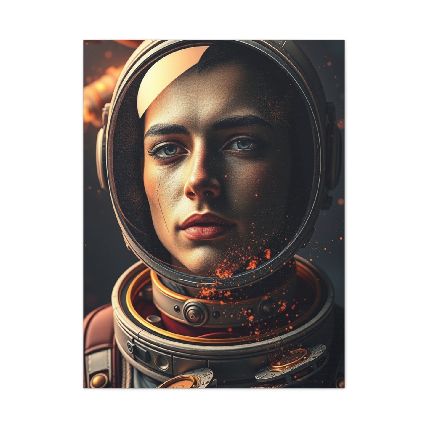 Galactic Luminosity Canvas Wall Art & Canvas Print