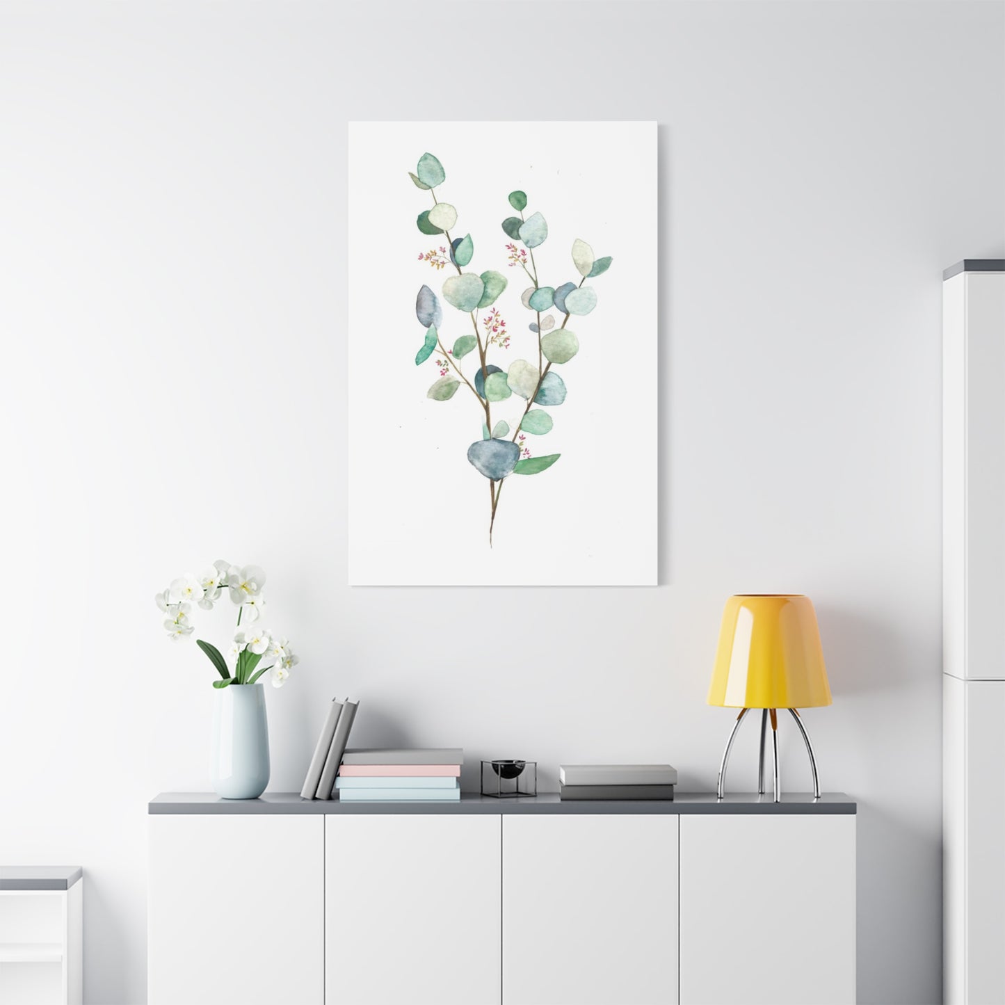 Eucalyptus Plant Light 2 Wall Art & Canvas Prints