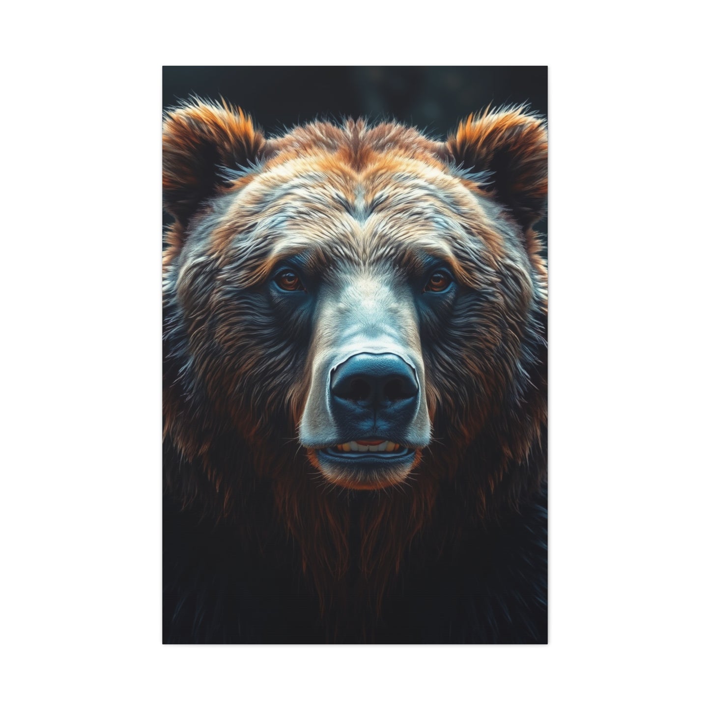 Aristocratic Bear Portraiture Wall Art & Canvas Print
