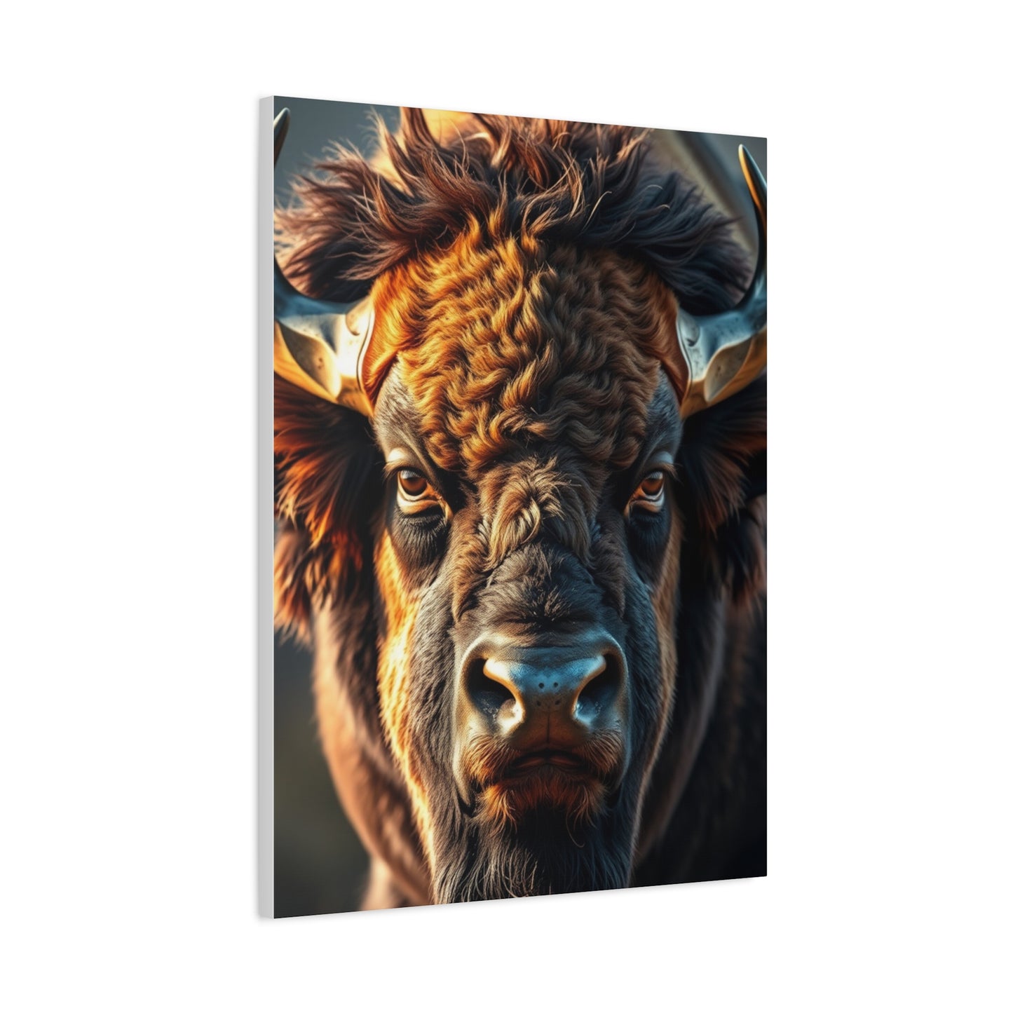 Bison Majesty Canvas Wall Art & Canvas Print
