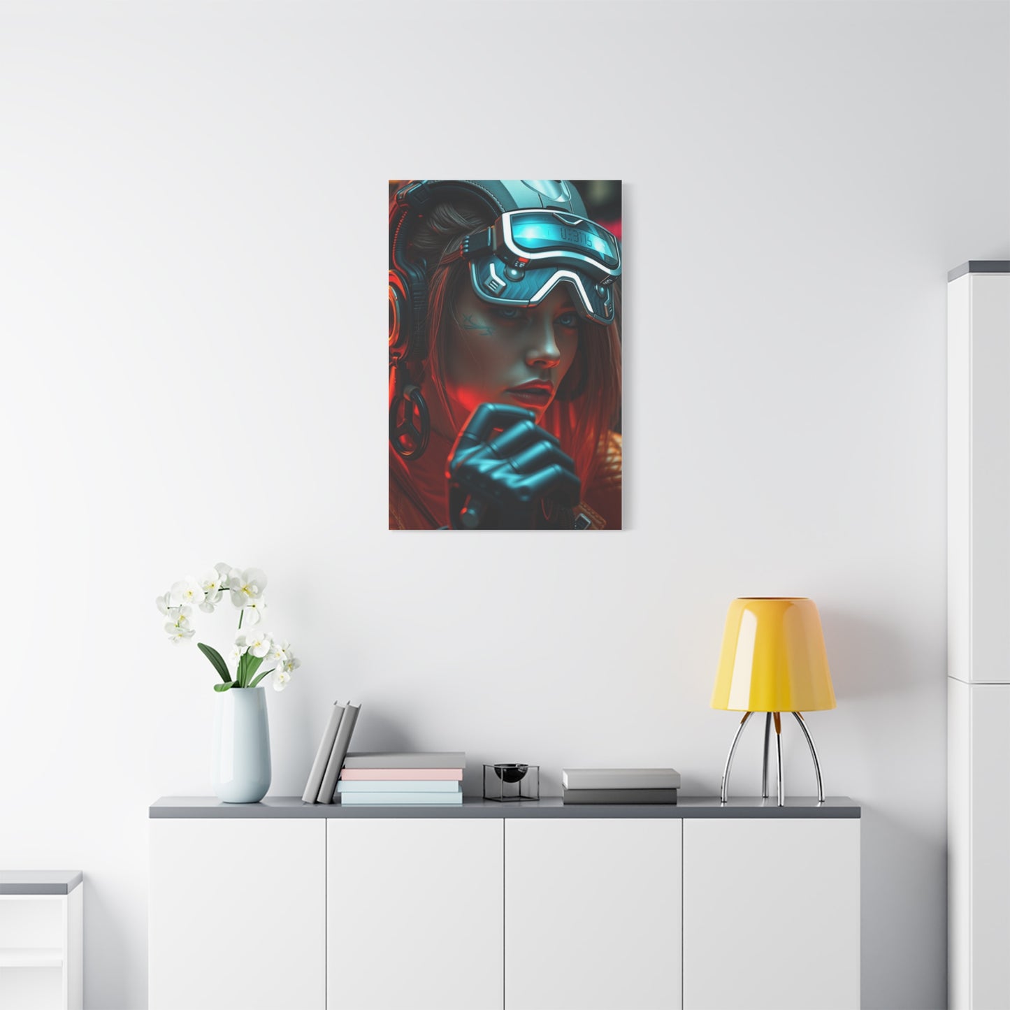 Futuristic Noir Tableau