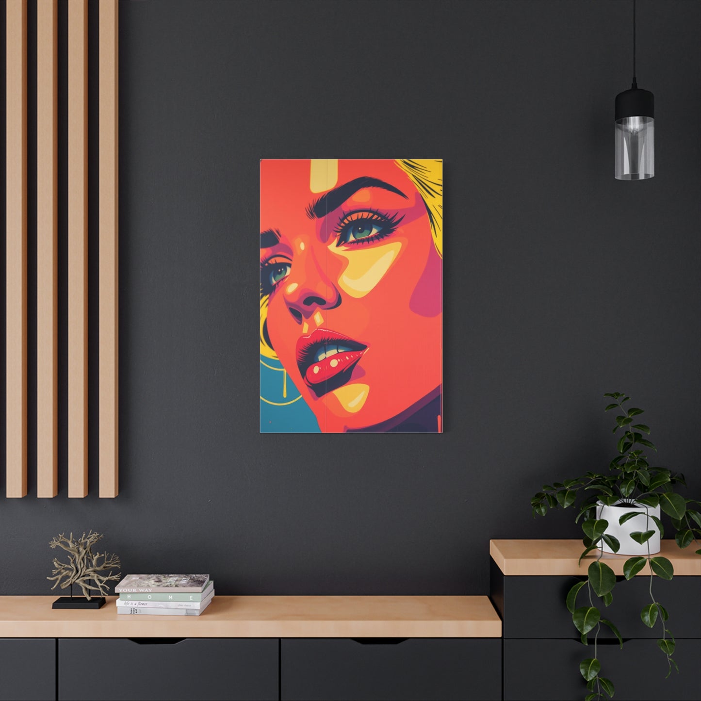 Vivid Pop Impression Wall Art & Canvas Print