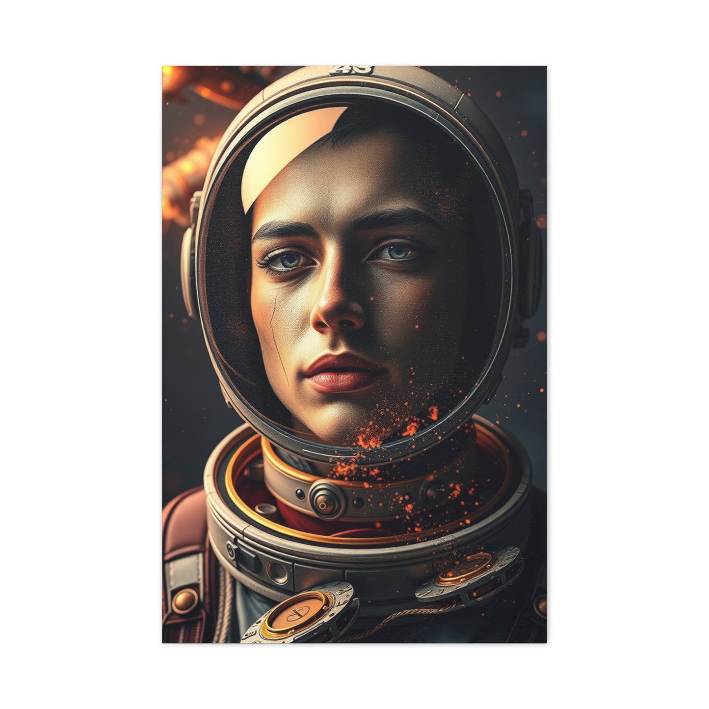 Galactic Luminosity Canvas Wall Art & Canvas Print
