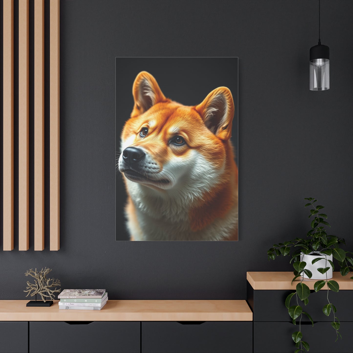 Shiba Inu Dog Art Luxury Canvas Wall Art & Canvas Print