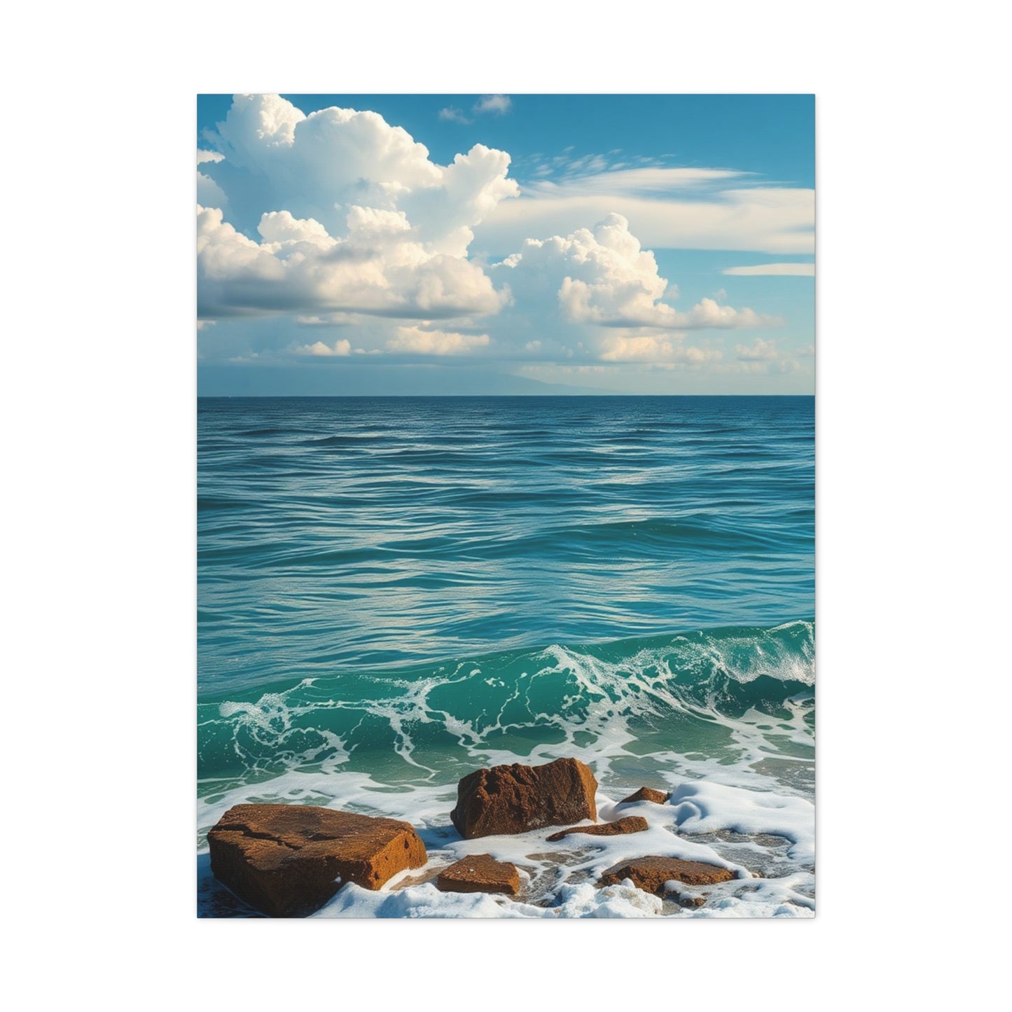 Azure Horizon Elegance Wall Art & Canvas Print