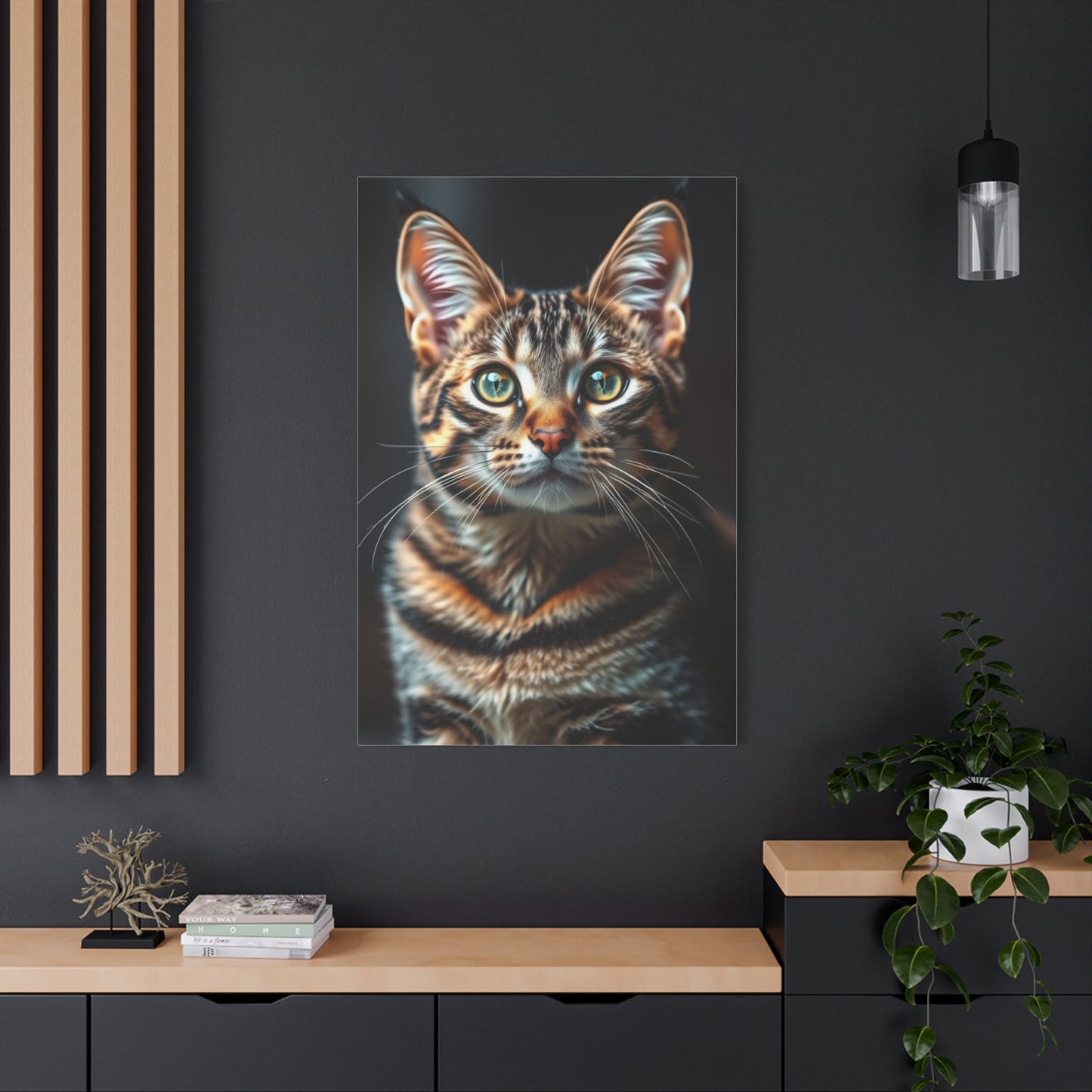 Masterpiece Tabby Cat Art Vision Wall Art & Canvas Print