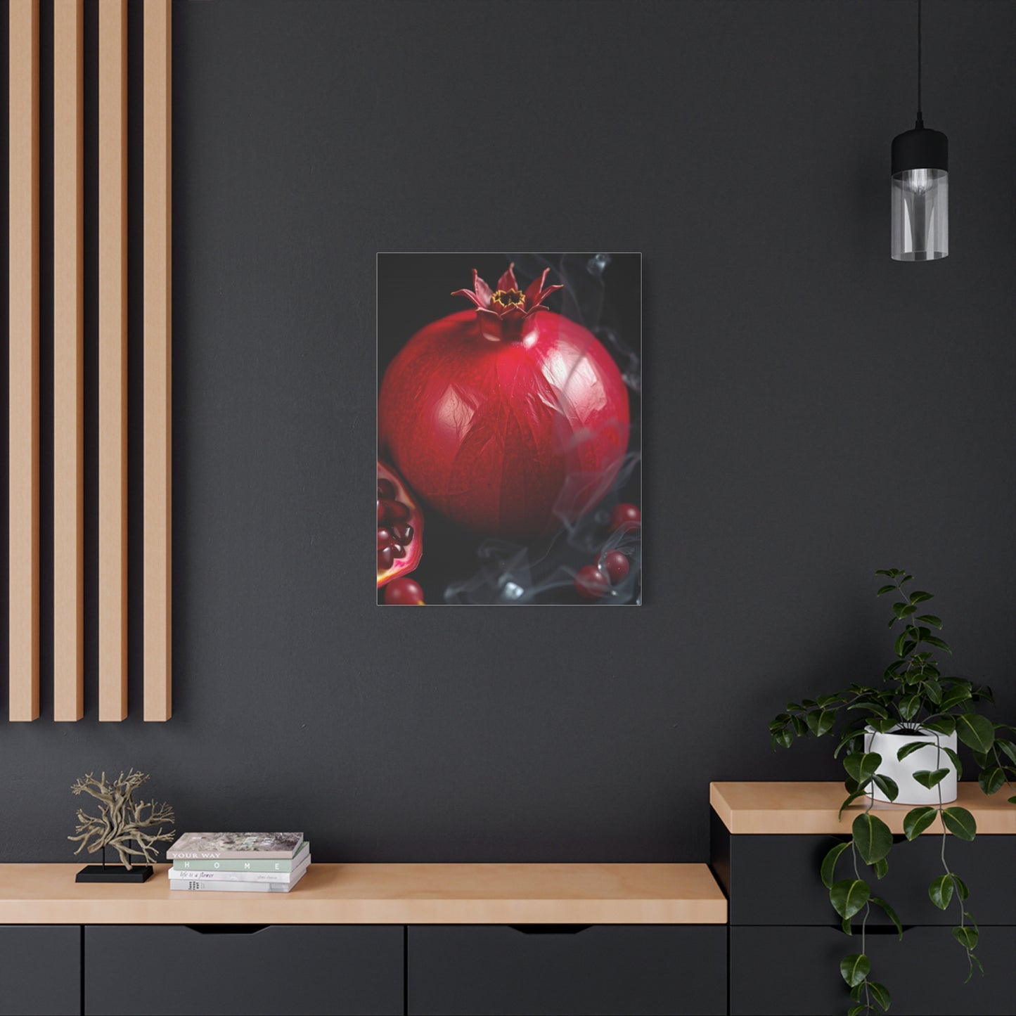 Deep Scarlet Enchantment Wall Art & Canvas Print
