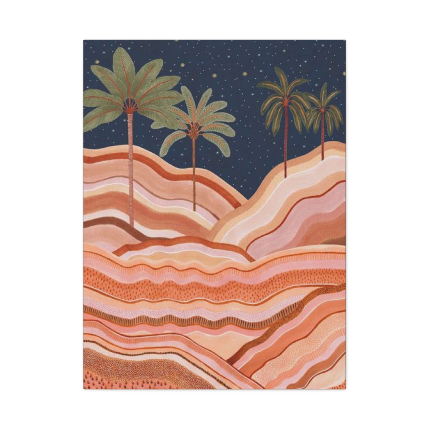 Palm Tree In Desert Wall Art & Canvas Prints