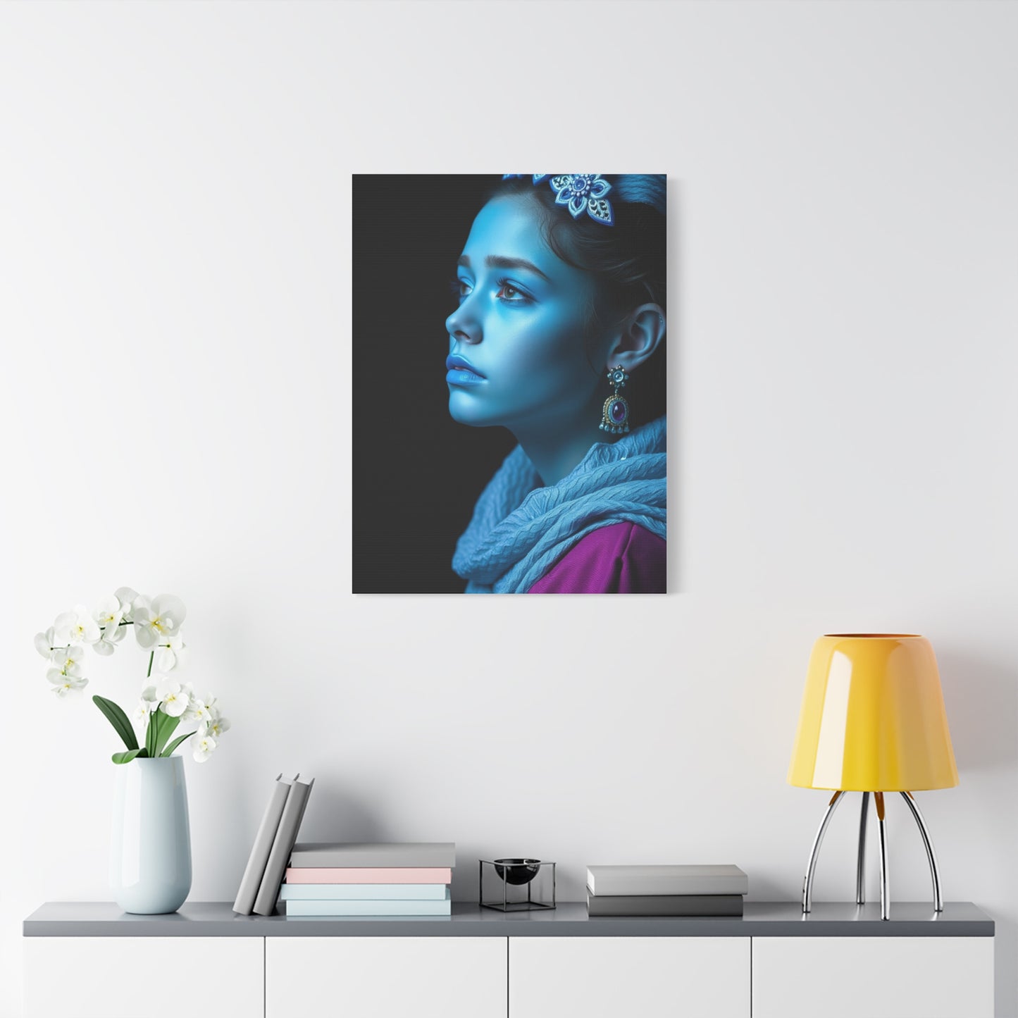 Aqua Tranquility Canvas Wall Art & Canvas Print