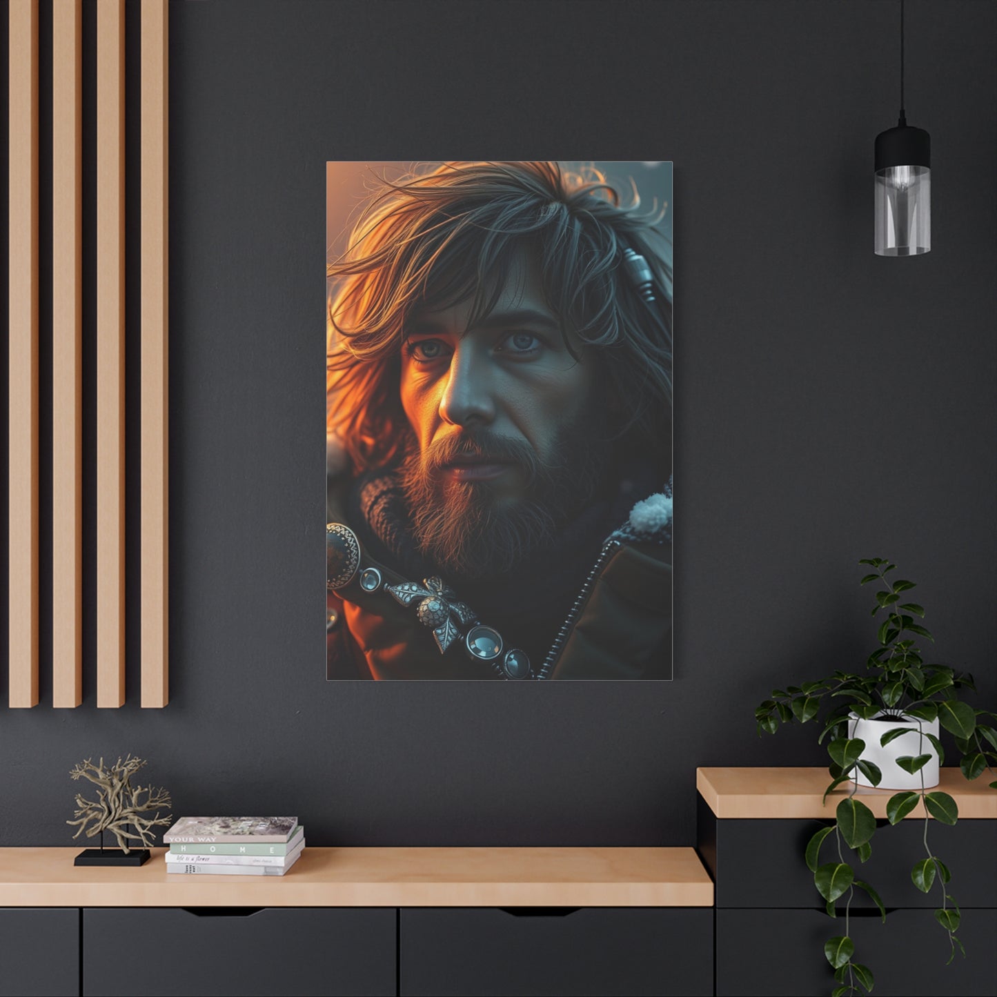 Radiant Ember Canvas Wall Art & Canvas Print