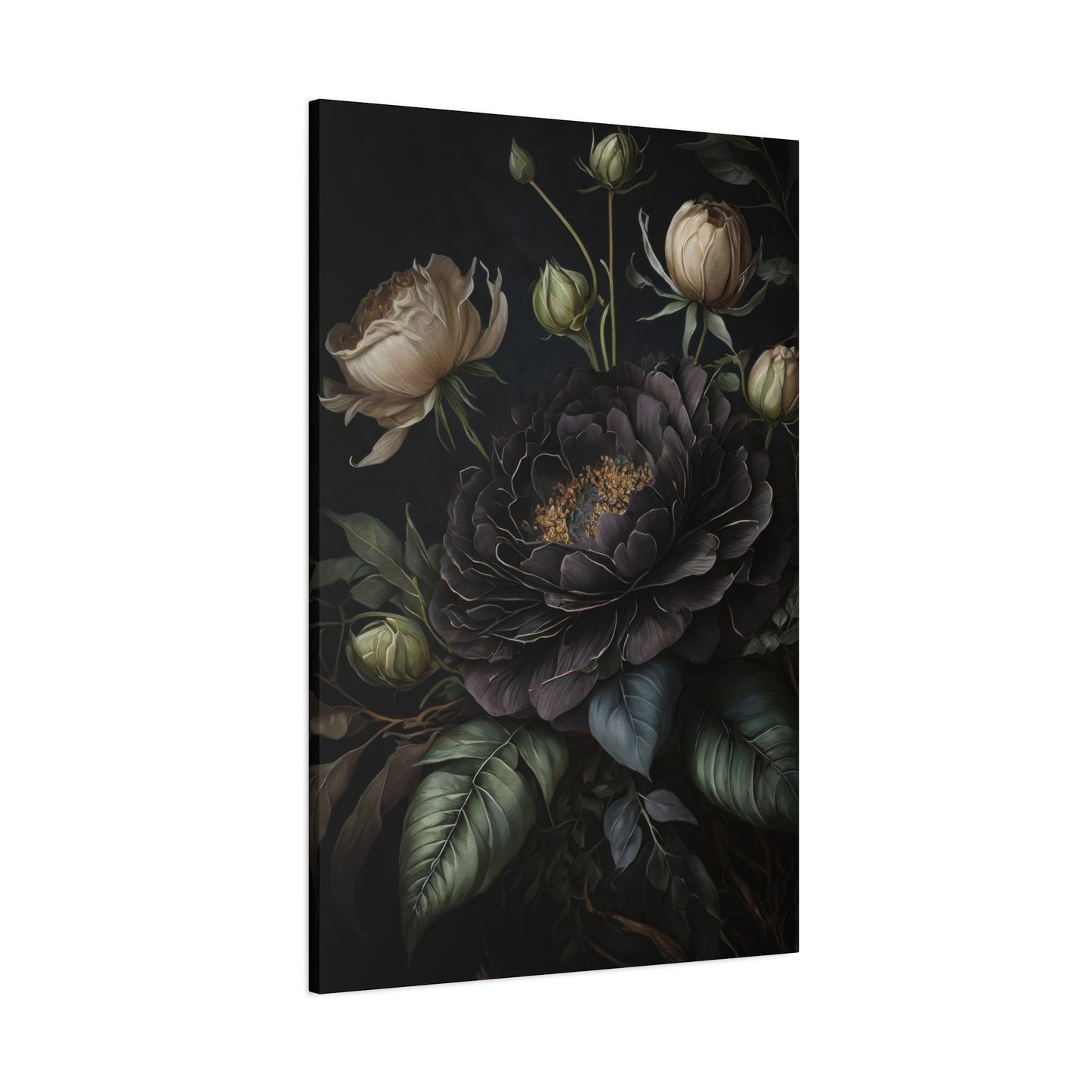 Flowers Dark Wall Art & Canvas Prints