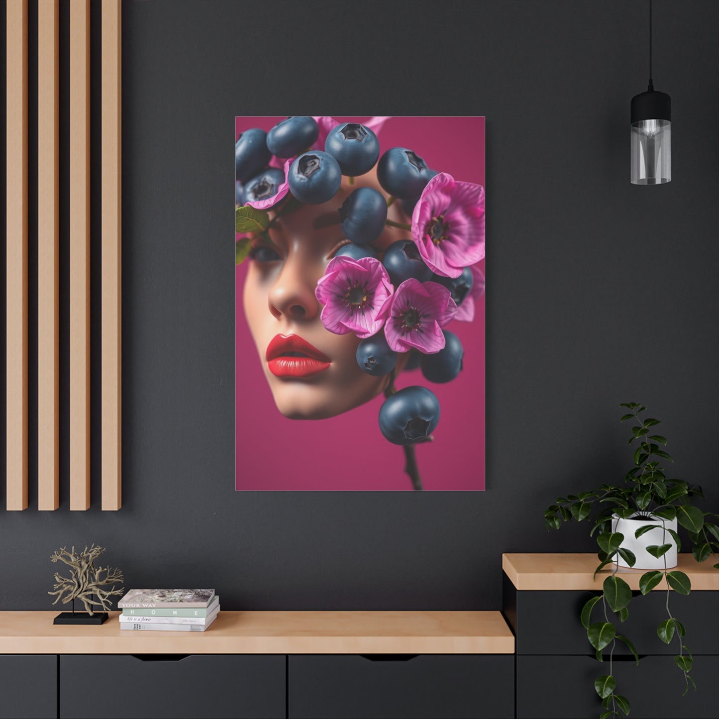Blush and Blueberry Art Supreme Gallery Wall Art & Canvas Print