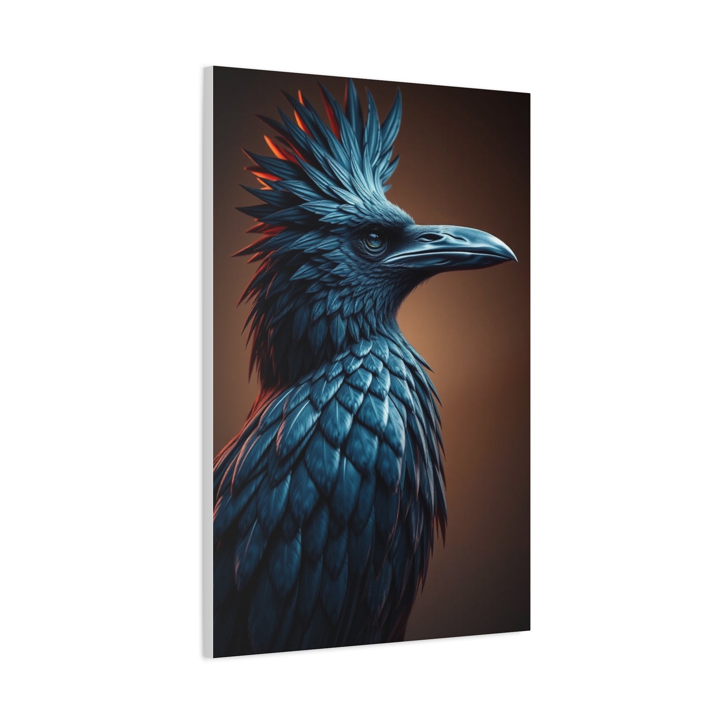 Midnight Plumage Tableau wall art & canvas print