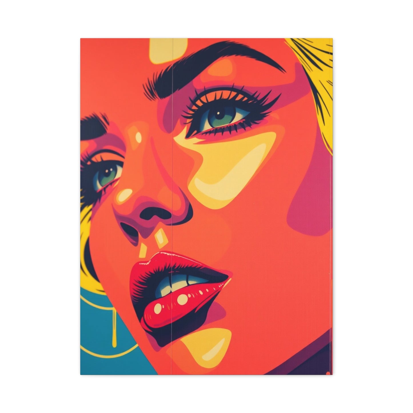 Vivid Pop Impression Wall Art & Canvas Print