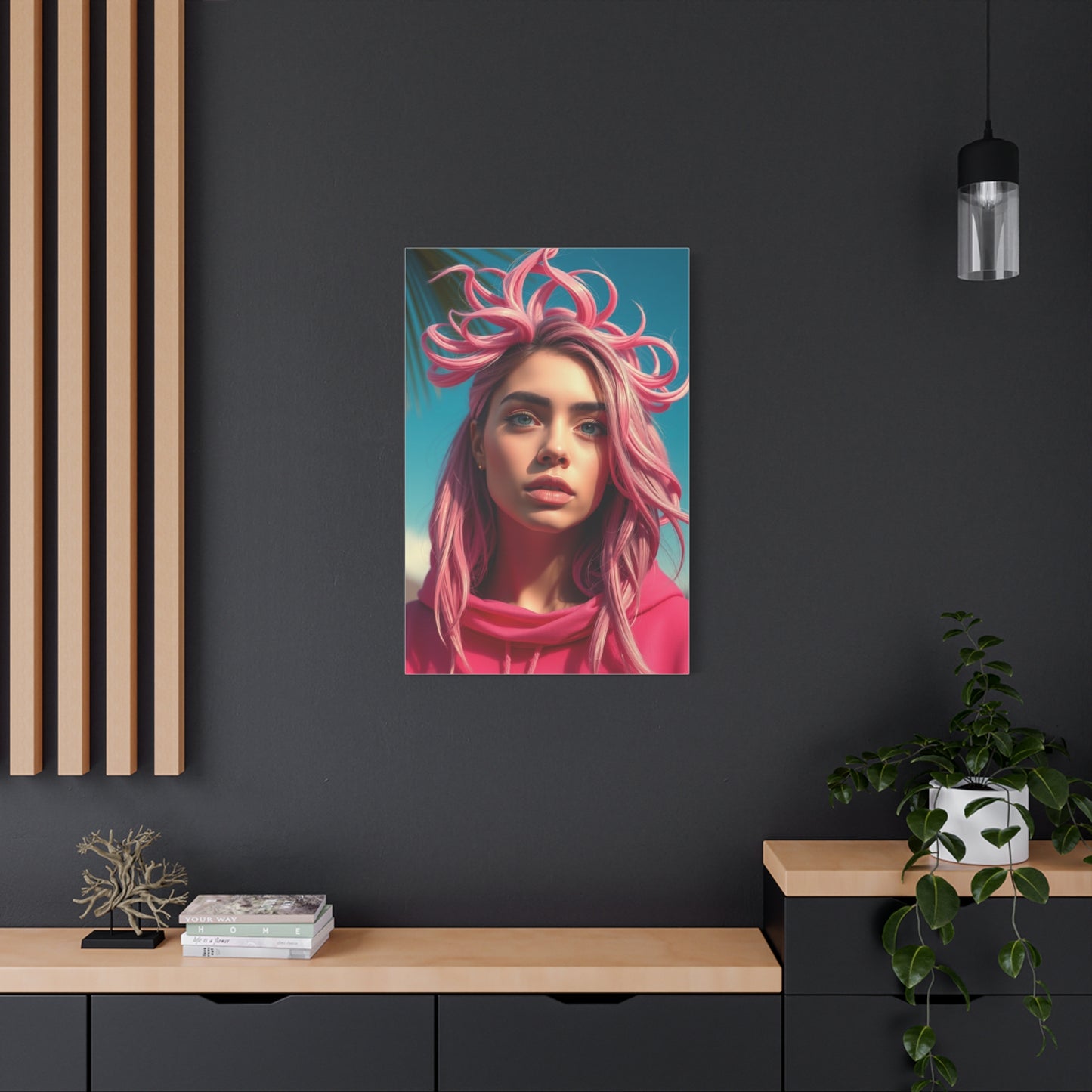 Crimson Serenade Artistry Wall Art & Canvas Print