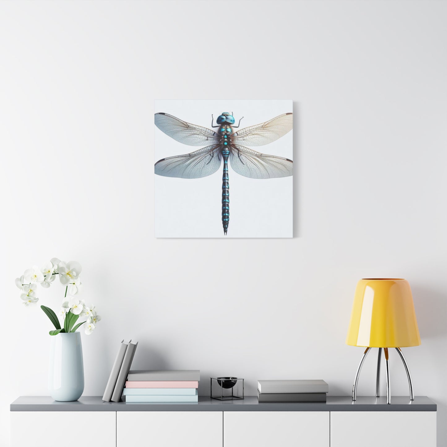 Blue Dragonfly Wall Art & Canvas Prints