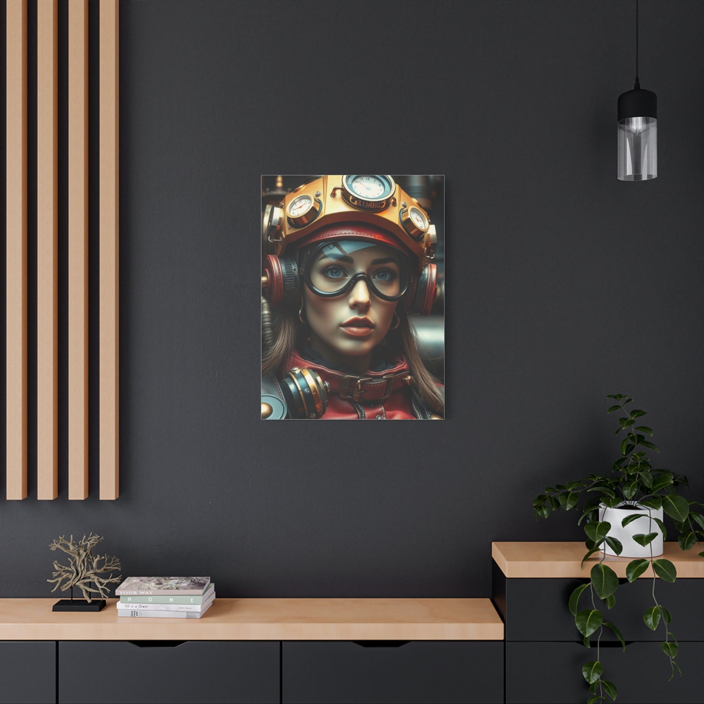 Gilded Mechanica Wall Decor wall art & canvas print