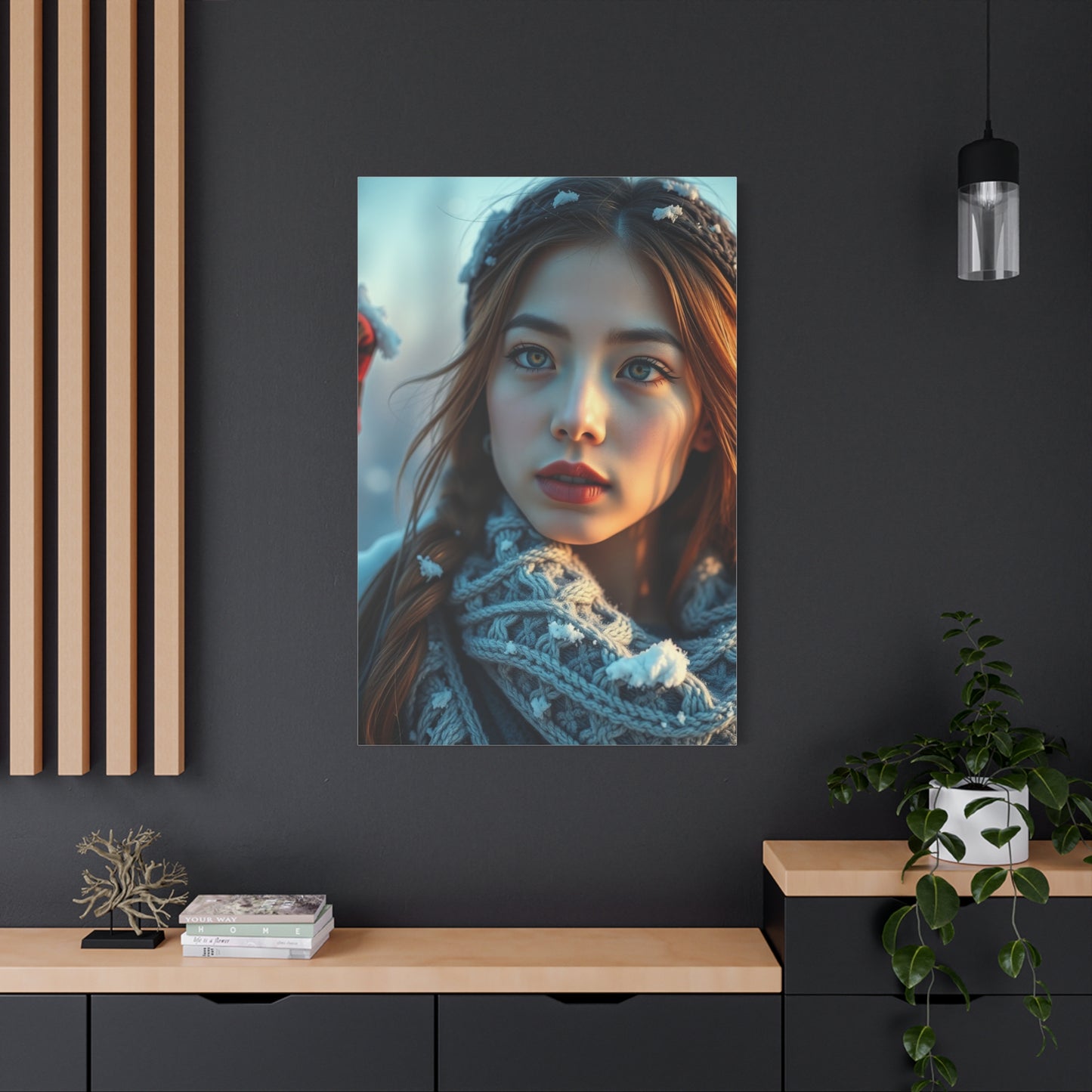 Silent Snowfall Elegance Wall Art & Canvas Print