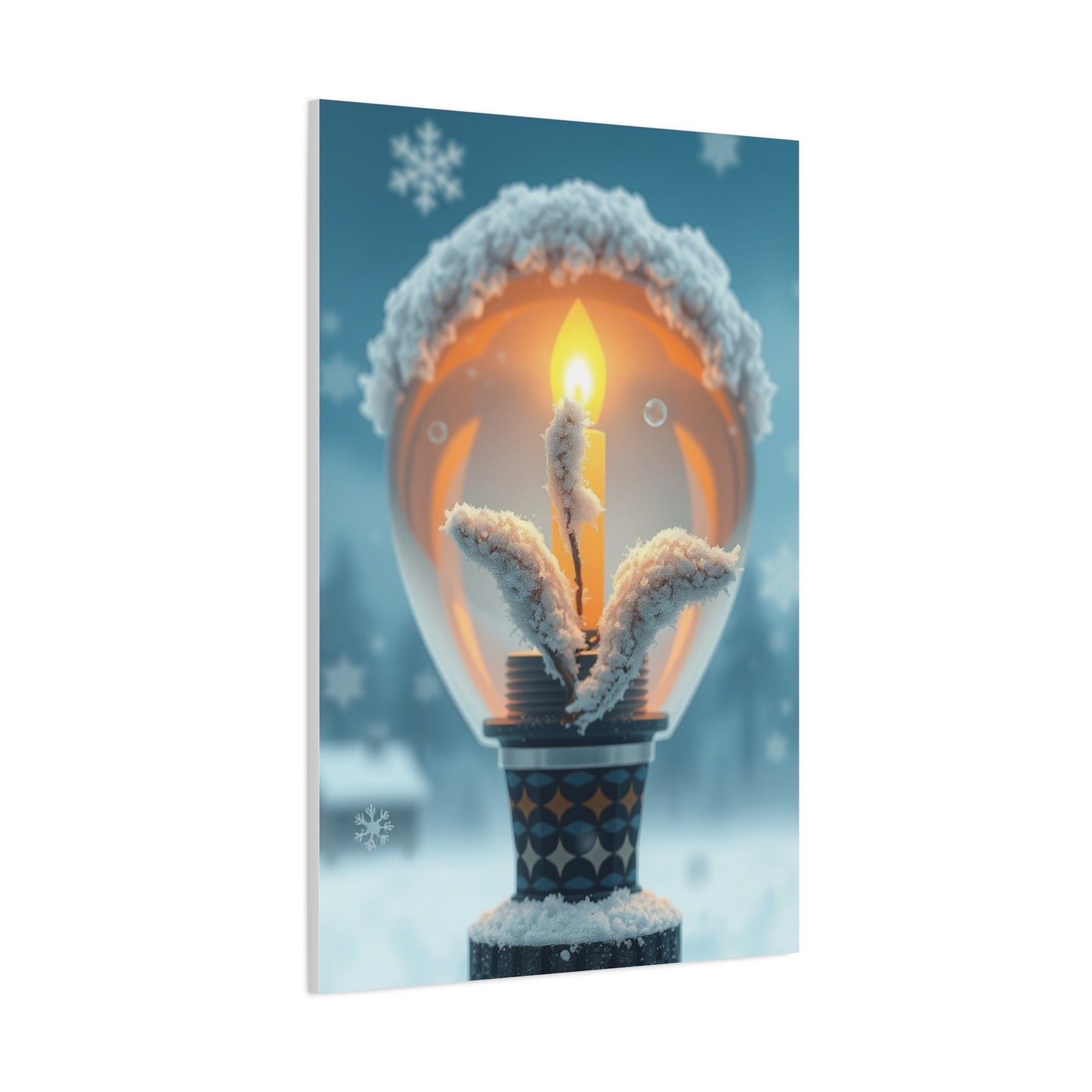 Frosted Elegance Canvas Wall Art & Canvas Print
