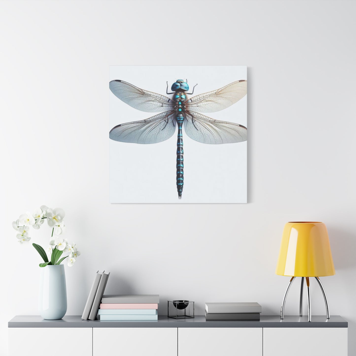 Blue Dragonfly Wall Art & Canvas Prints