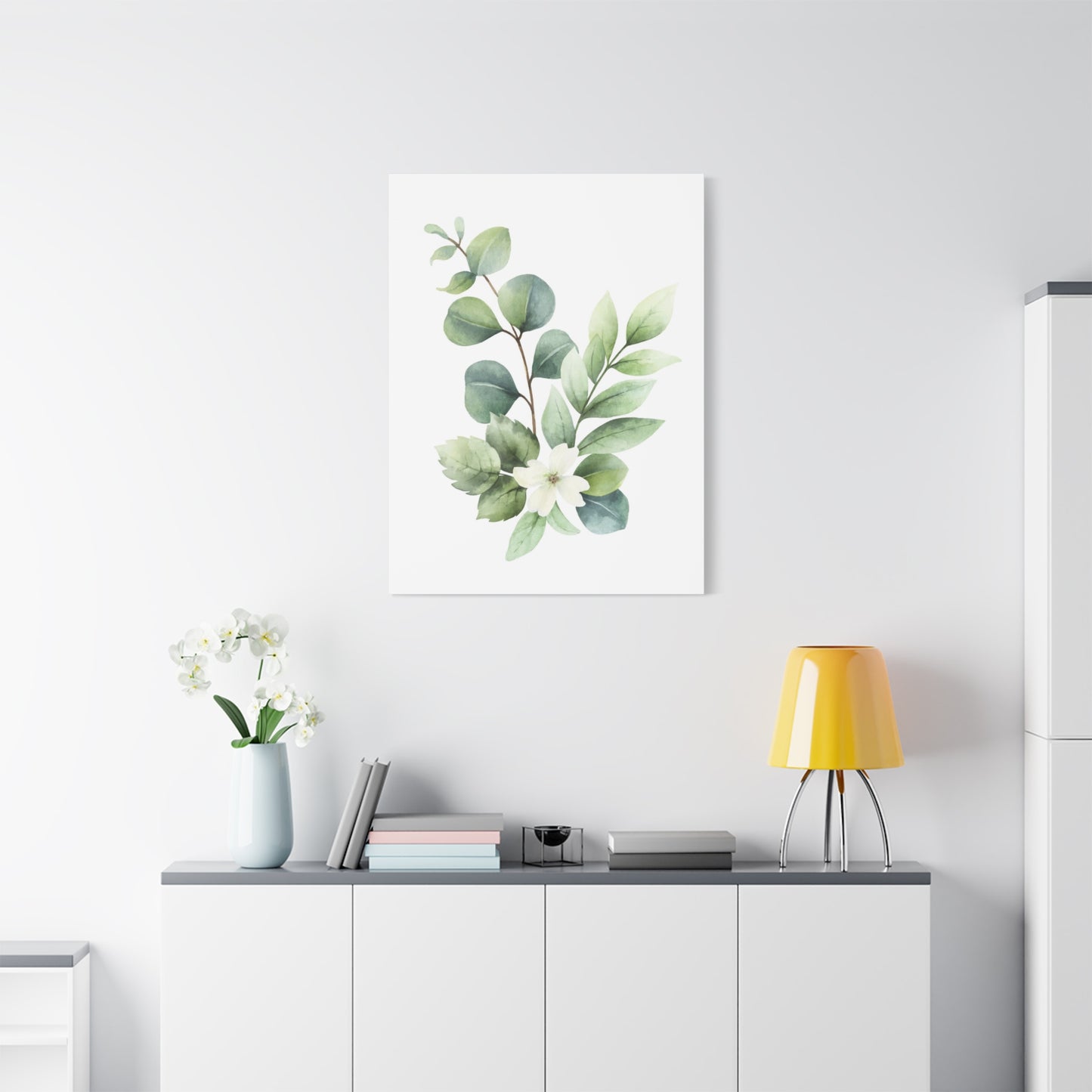 Eucalyptus Plant Light Wall Art & Canvas Prints