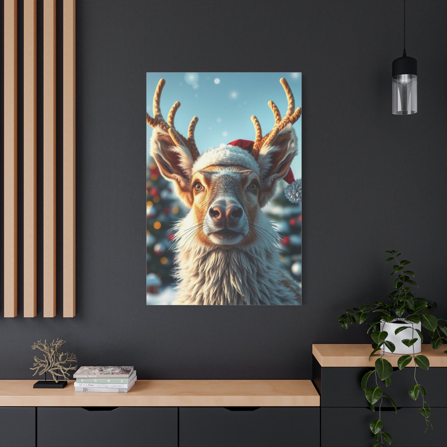 Christmas Animal Art Luxury Canvas Wall Art & Canvas Print