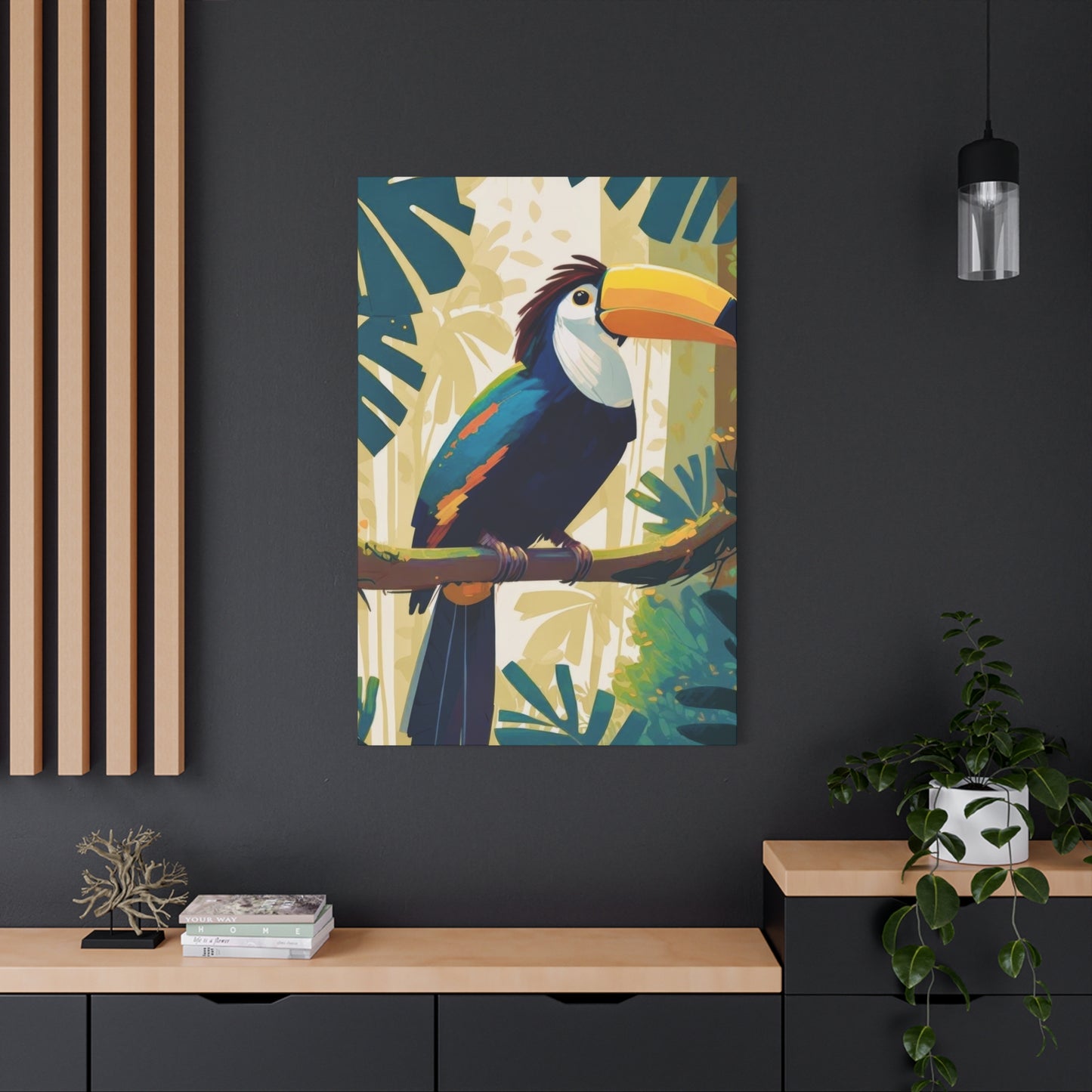 Toucan Portrait Deco Wall Art & Canvas Prints
