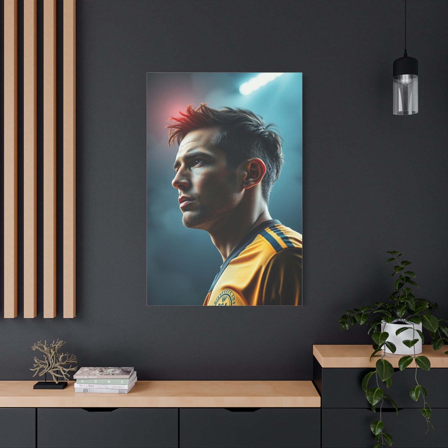 Vision Soccer Art Art Wall Art & Canvas Print