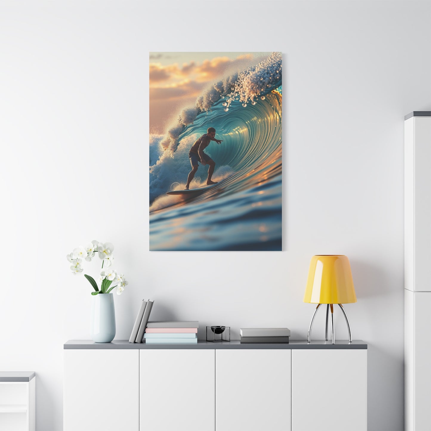 Wave Symphony Canvas Wall Art & Canvas Print