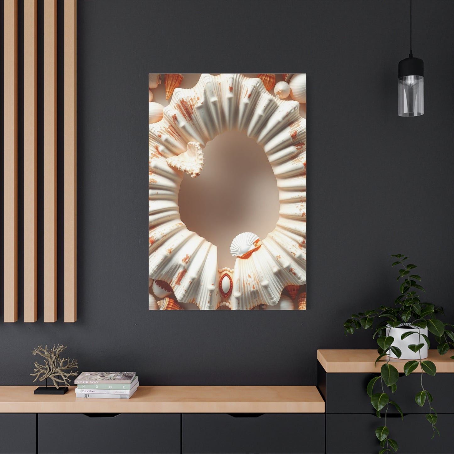 Vision Sea Shell Art Art Wall Art & Canvas Print