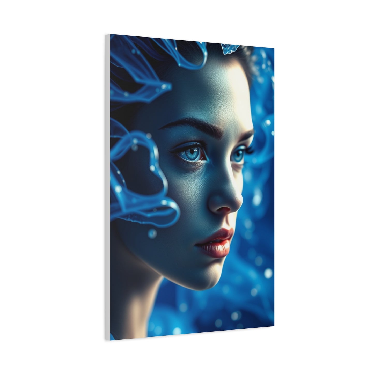 Azure Serenity Canvas Wall Art & Canvas Print
