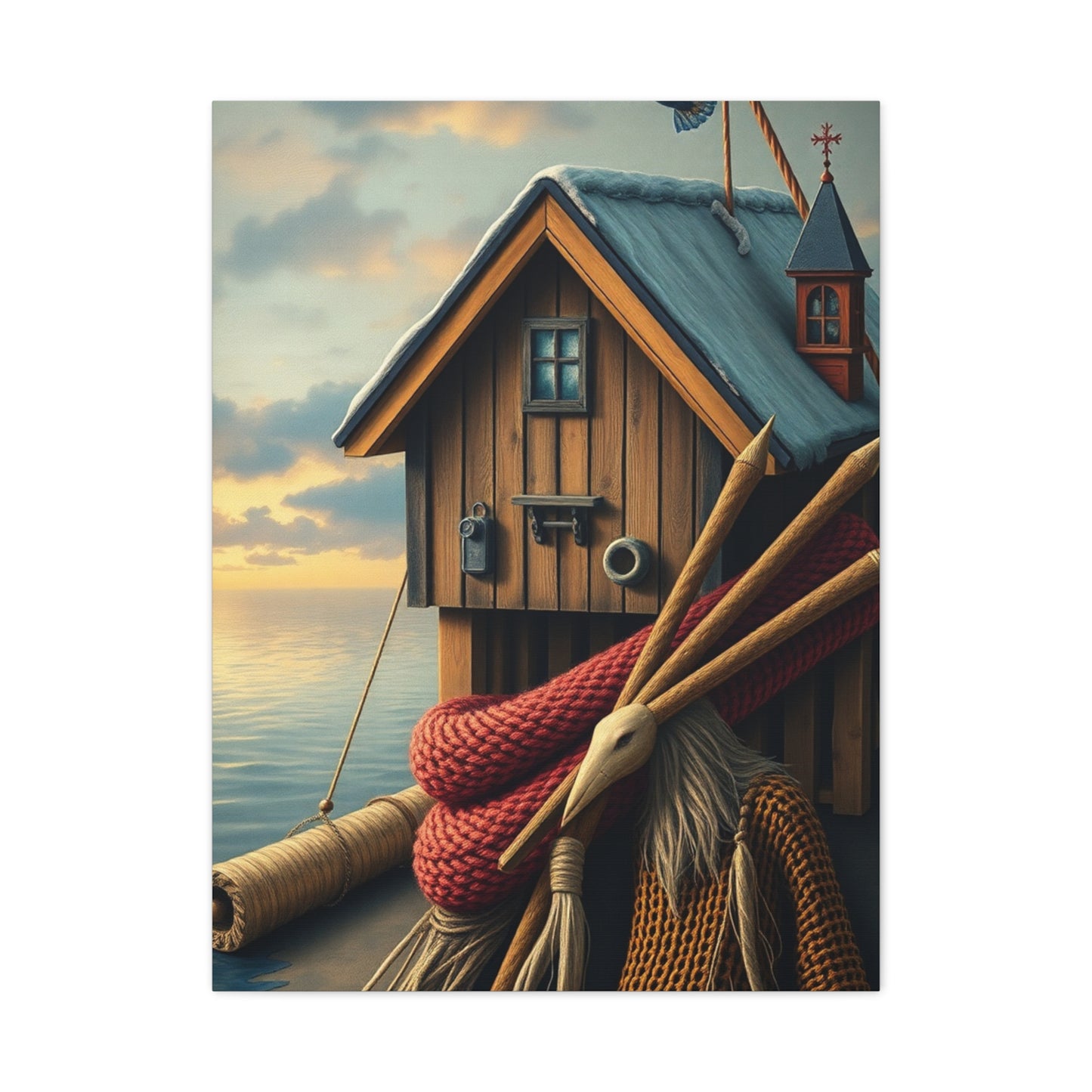 Fjord Serenity Masterpiece Wall Art & Canvas Print