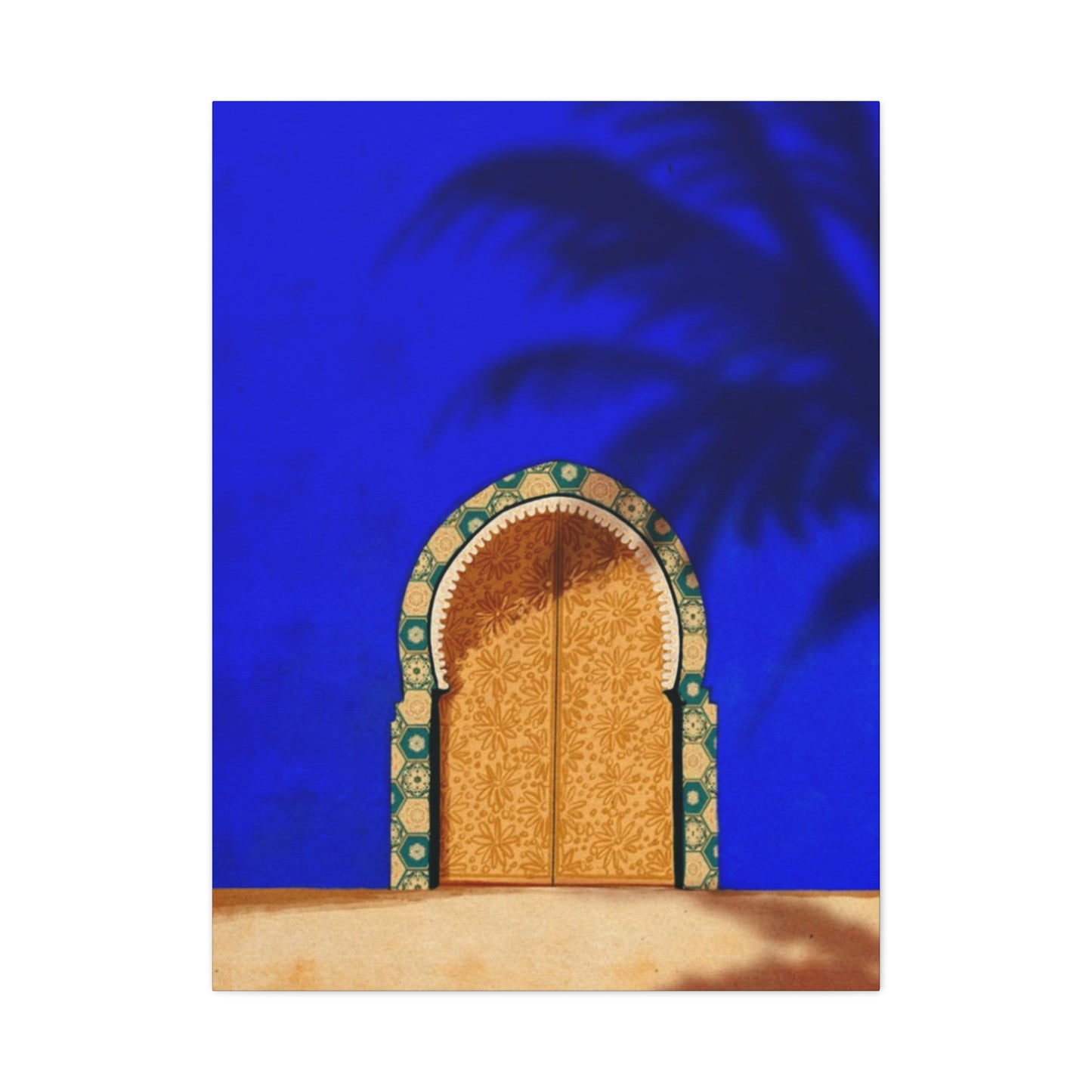 Gate Architecture in Moroccan Wall Art & Canvas Prints