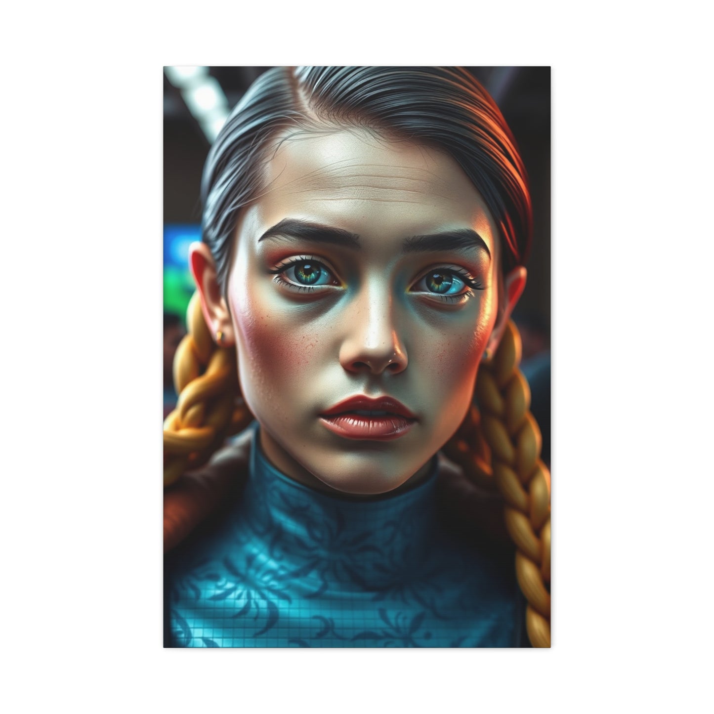 Artisanal Pixel Matrix Wall Art & Canvas Print