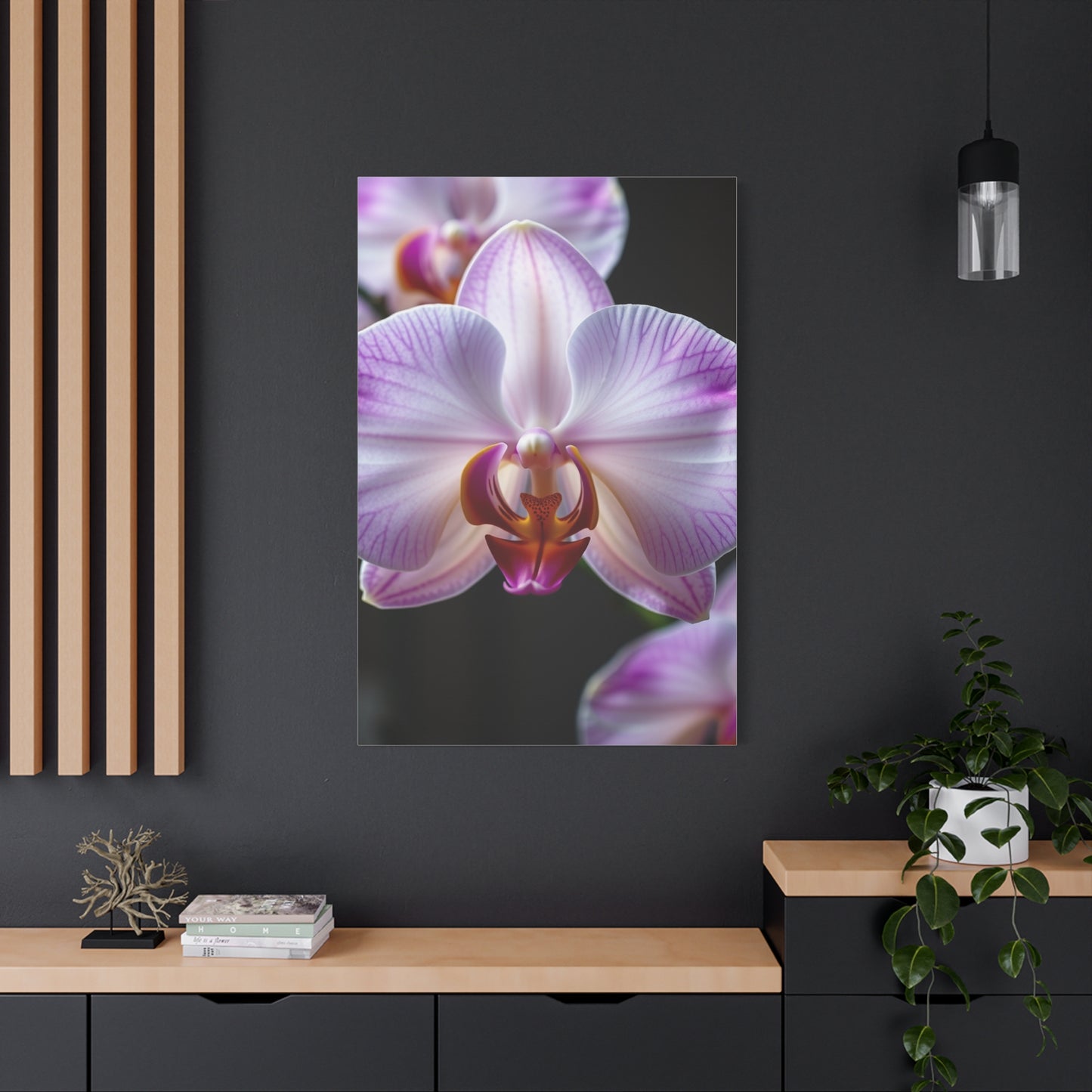 Orchid Flower Art Refined Canvas Wall Art & Canvas Print