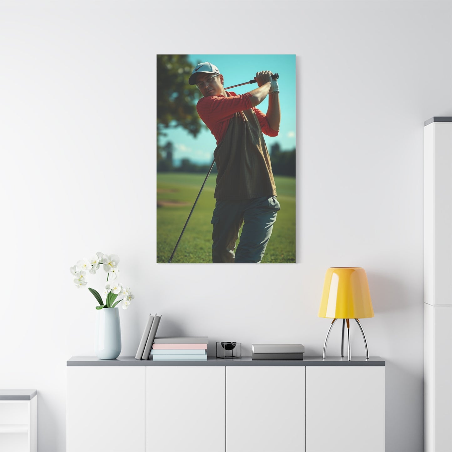Elysian Green Portraiture Wall Art & Canvas Print